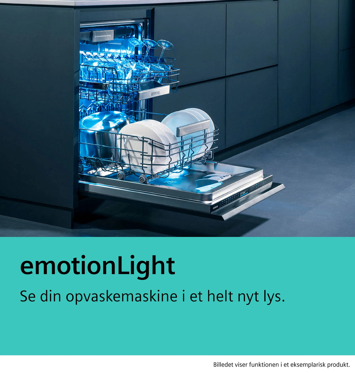 Siemens iQ500 Fuldt integrerbar opvaskemaskine 60 cm - SN85Z805CE