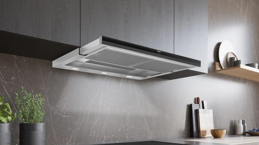 Udtræksemhætte 90 cm Rustfrit stål - Siemens iQ500 - LI97SA561S