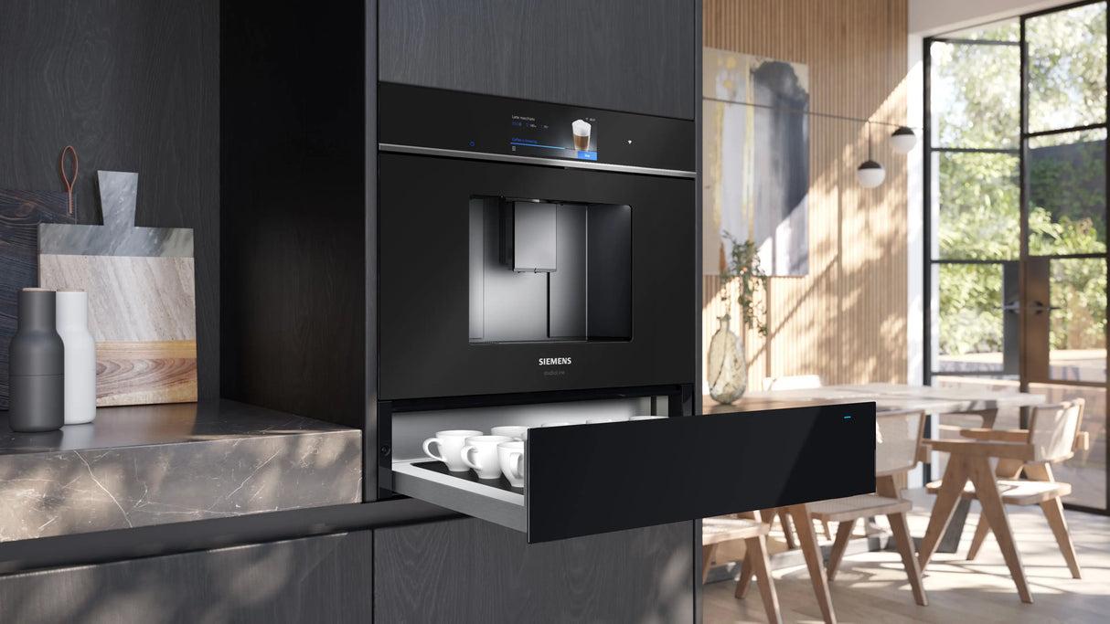 iQ700 BI710C1B1 Varmeskuffe til indbyg 60 x 14 cm Sort