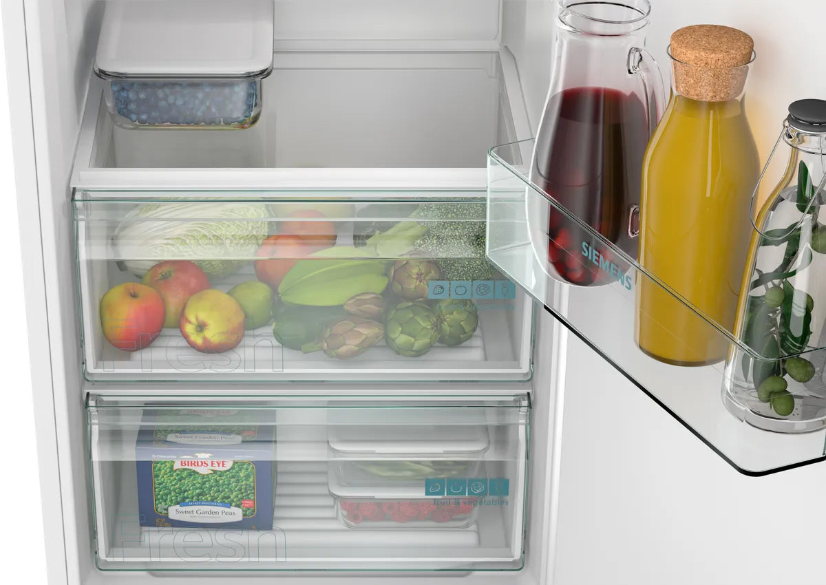 Integrerbart køleskab 177.5 x 56 cm glidende hængsel - Siemens iQ100 - KI81R5SE0