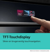 Kompakt ovn med mikro 45l m/disp - Siemens iQ700 - CM924G1B1S - 60x45 cm sort