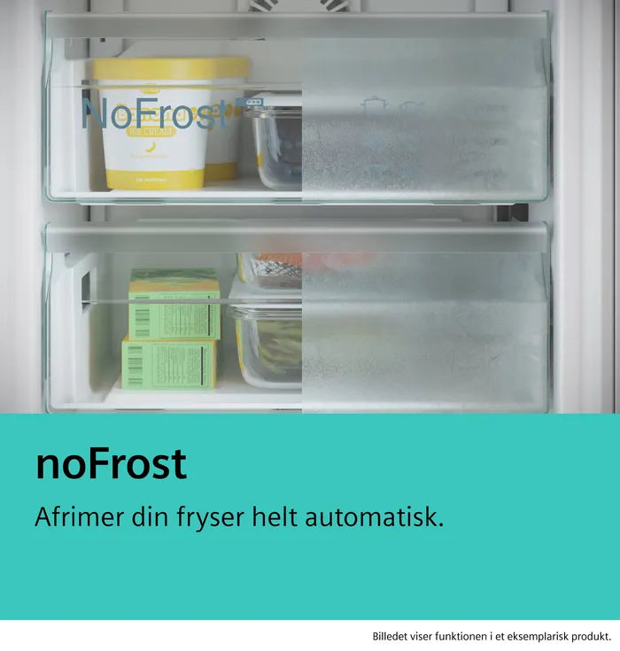 iQ500 Integrerbar fryser 177.2 x 55.8 cm fladhængsel med dæmpet lukning (soft close) - GI81NSCE0