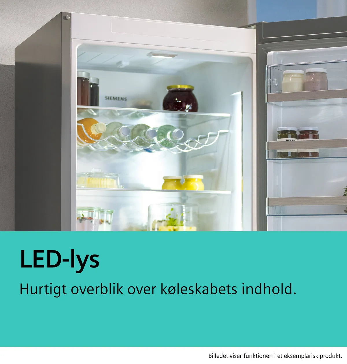 Integrerbart køleskab, 177.5 x 56 cm, fladhængsel med dæmpet lukning (soft close) - Siemens iQ500 - KI82LSDD0