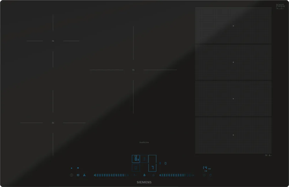 Kogeplade 80cm Ind DiamondProtect Planlim HC - Siemens iQ700 - EX800NVV6E
