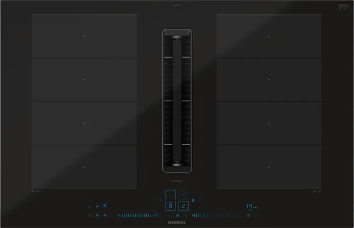 Kogeplade 80cm Induktion m/indb. Emfang HC og overflademontering med ramme - Siemens iQ700 - EX870NX68E