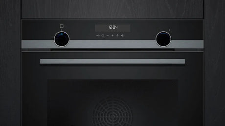 Indbygningsovn 60 x 60 cm i Sort - IQ500 - Siemens HB478G5B7