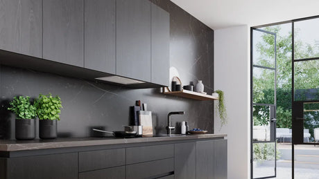 Emhætte, indbyg, 52cm. m/disp. B - Siemens iQ500 - LB56NAC50