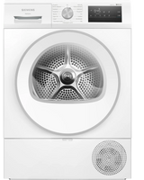 Tørretumbler kondens A++ m/disp. varmepumpe 8kg - Siemens iQ300 - WT45HV0BDN