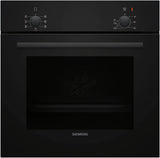 Indbygningsovn 60 x 60 cm Sort - IQ100 - Siemens HB010FBA1