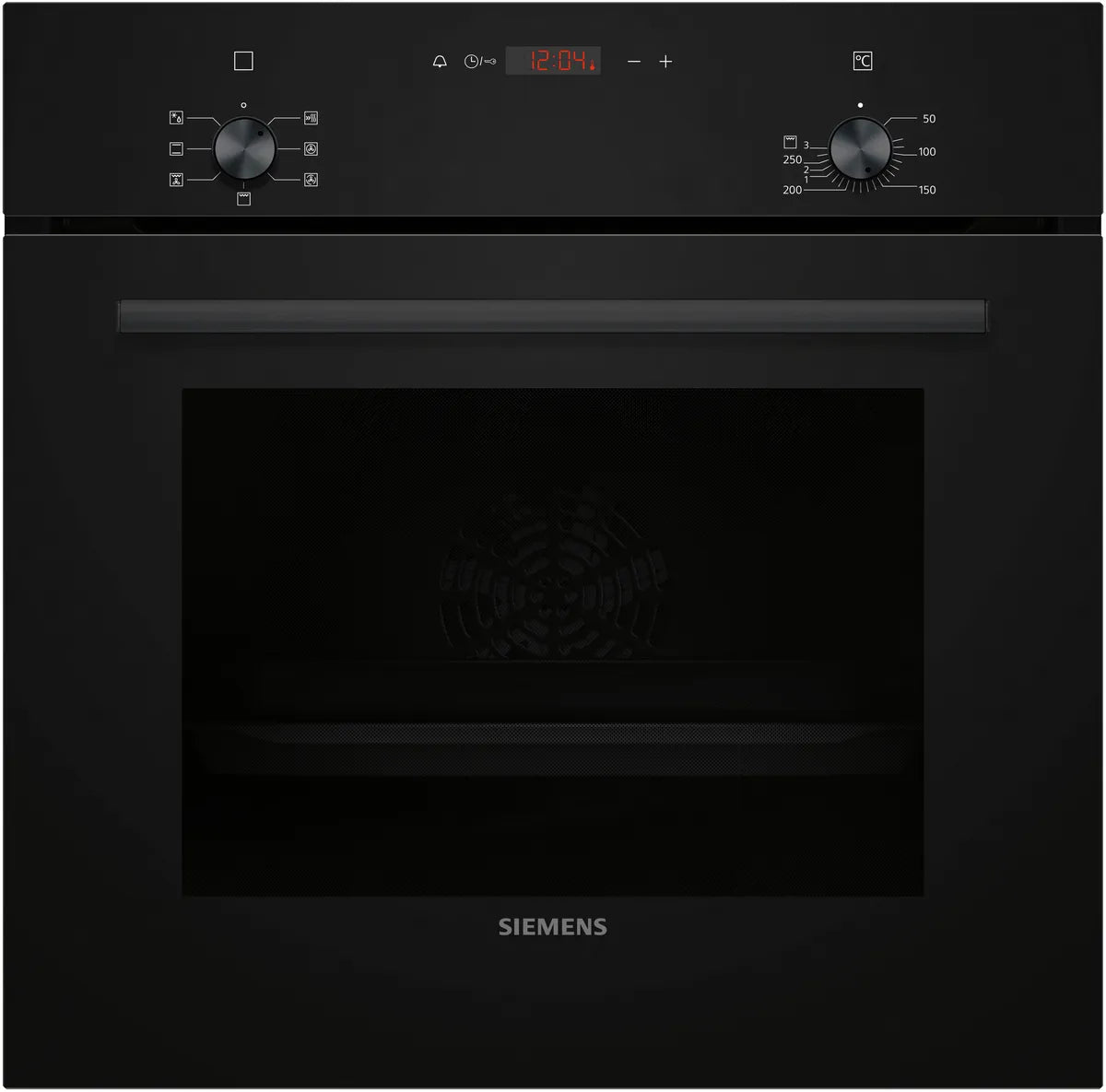 Indbygningsovn 60 x 60 cm Sort - IQ100 - Siemens HB013FBB1