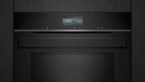 Indbygningsovn med mikro 67l m/disp sort - Siemens iQ700 - HM976GMB1 - 60x60cm sort