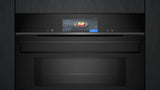 Kompakt Ovn m/mikro 45l m/disp - Siemens iQ700 - CM978GNB1 - 60x45 cm sort