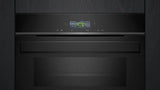 Kompakt ovn med mikro 45l m/disp - Siemens iQ700 - CM924G1B1S - 60x45 cm sort