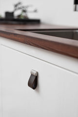 Furnipart Strap Mørkebrun/inox look 16mm