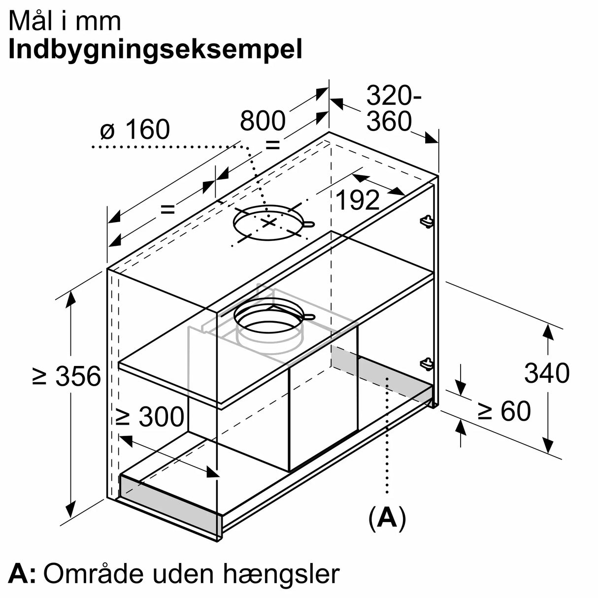 Siemens iQ700 Integreret boksemhætte 80 cm Grå glas sort print, Matsort - LJ89BET65