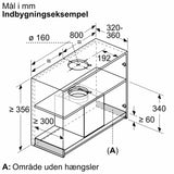 Siemens iQ700 Integreret boksemhætte 80 cm Grå glas sort print, Matsort - LJ89BET65