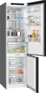 Siemens iQ700 Køle-/fryseskab 203 x 60 cm Matsort, Total noFrost - KG39NSBBF