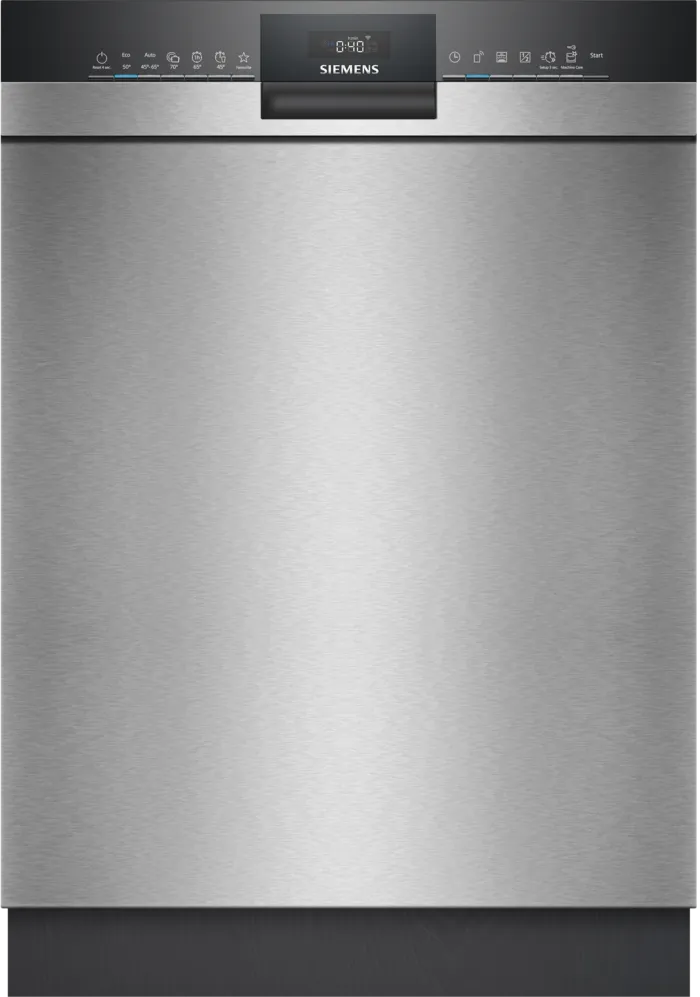 iQ300 Opvaskemaskine til underbygning 60 cm Børstet stål - SN43HS03TE