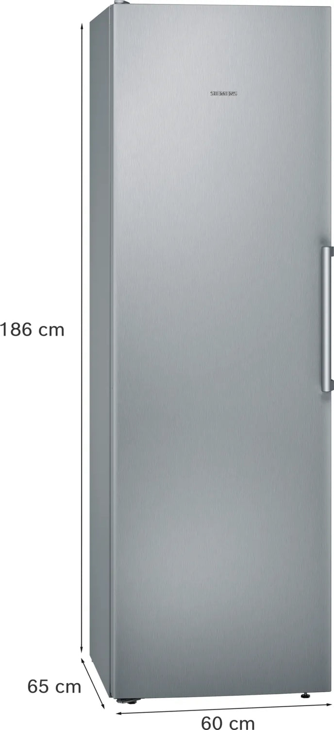 iQ300 Køleskab 186 x 60 cm Fingeraftrykafvisende børstet stål - KS36VFIEV