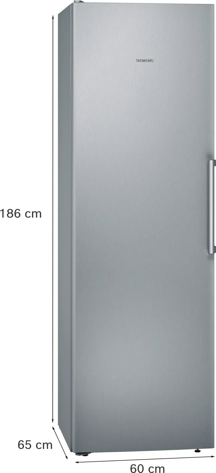 iQ300 Køleskab 186 x 60 cm Fingeraftrykafvisende børstet stål - KS36VFIEV