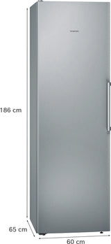 iQ300 Køleskab 186 x 60 cm Fingeraftrykafvisende børstet stål - KS36VFIEV