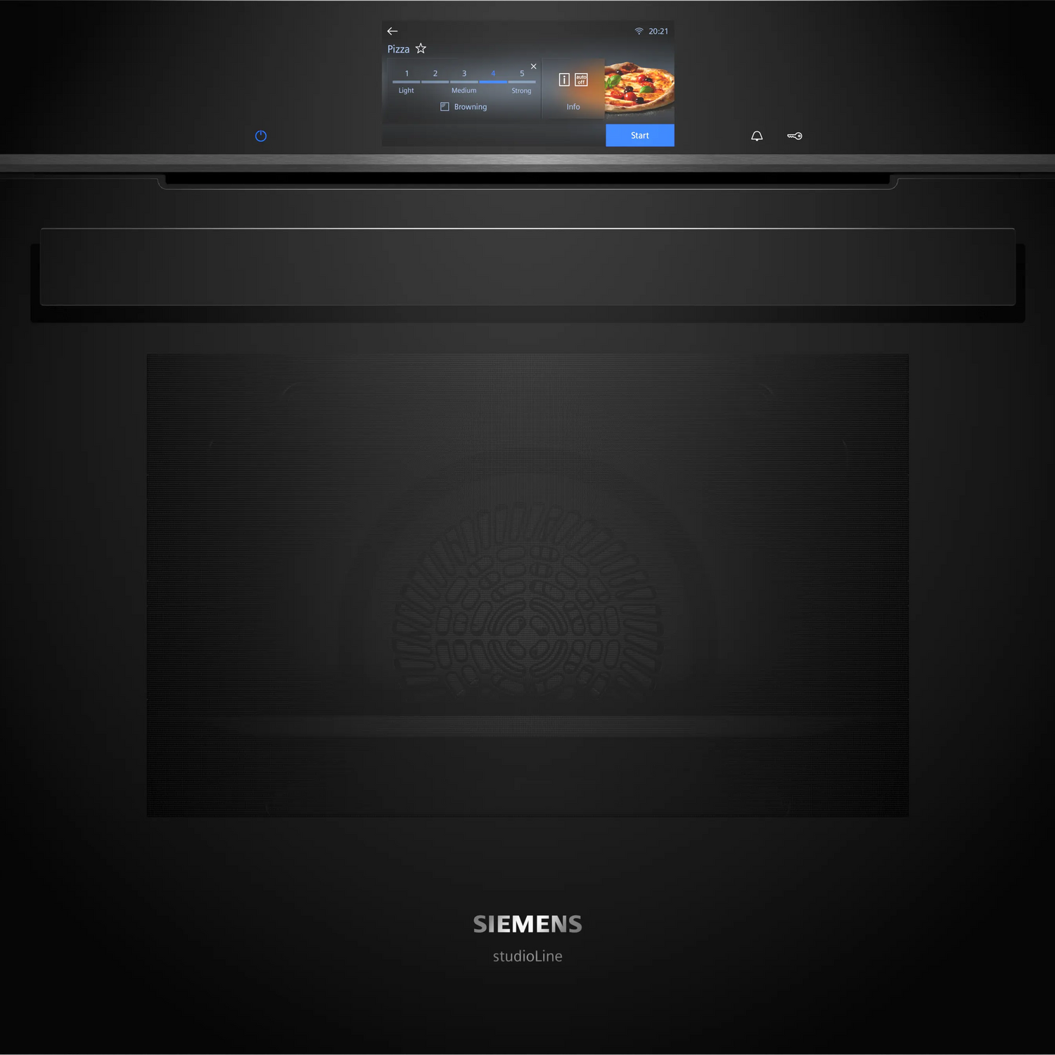 Siemens iQ700 Indbygningsovn 60 x 60 cm Sort - HB978GUB1
