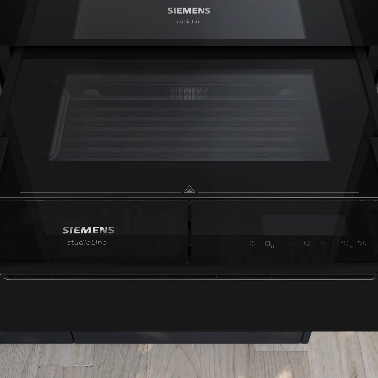 Siemens iQ700 Dampskuffe 59 x 14 cm Sort - BD911C1B0