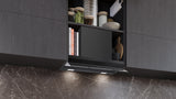 Siemens iQ500 Integreret boksemhætte 60 cm klart glas med sort tryk, Matsort - LJ67BDP60