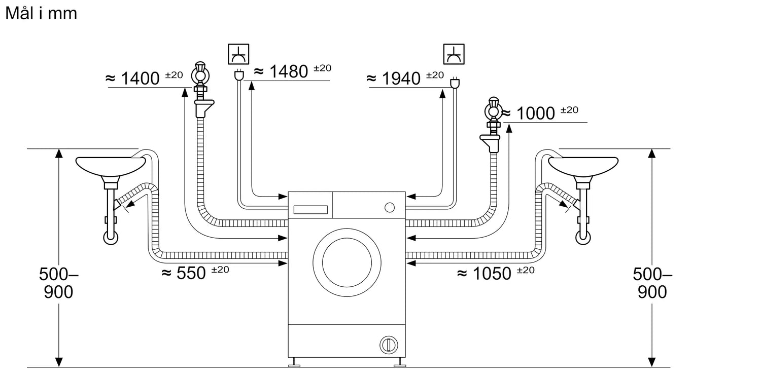 Siemens iQ500 Kombineret vask og tør 8/5 kg - WK14D490EU