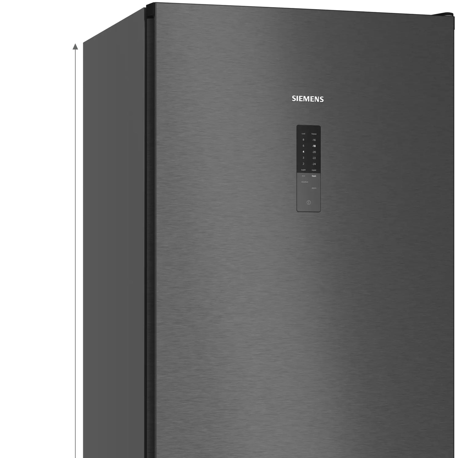Siemens iQ500 Køle-/fryseskab 203 x 70 cm blackSteel - KG49NAXCG