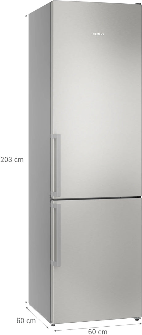 Siemens iQ300 Køle-/fryseskab 203 x 60 cm Rustfrit stål - KG39NVICV