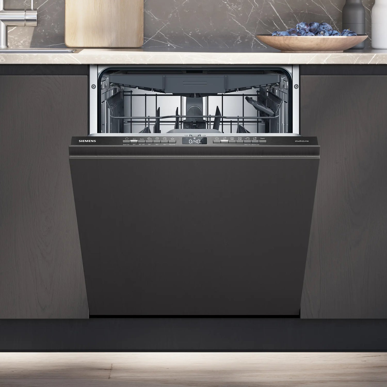 Siemens iQ300 Fuldt integrerbar opvaskemaskine 60 cm XXL - ekstra høj - SX63E800VE