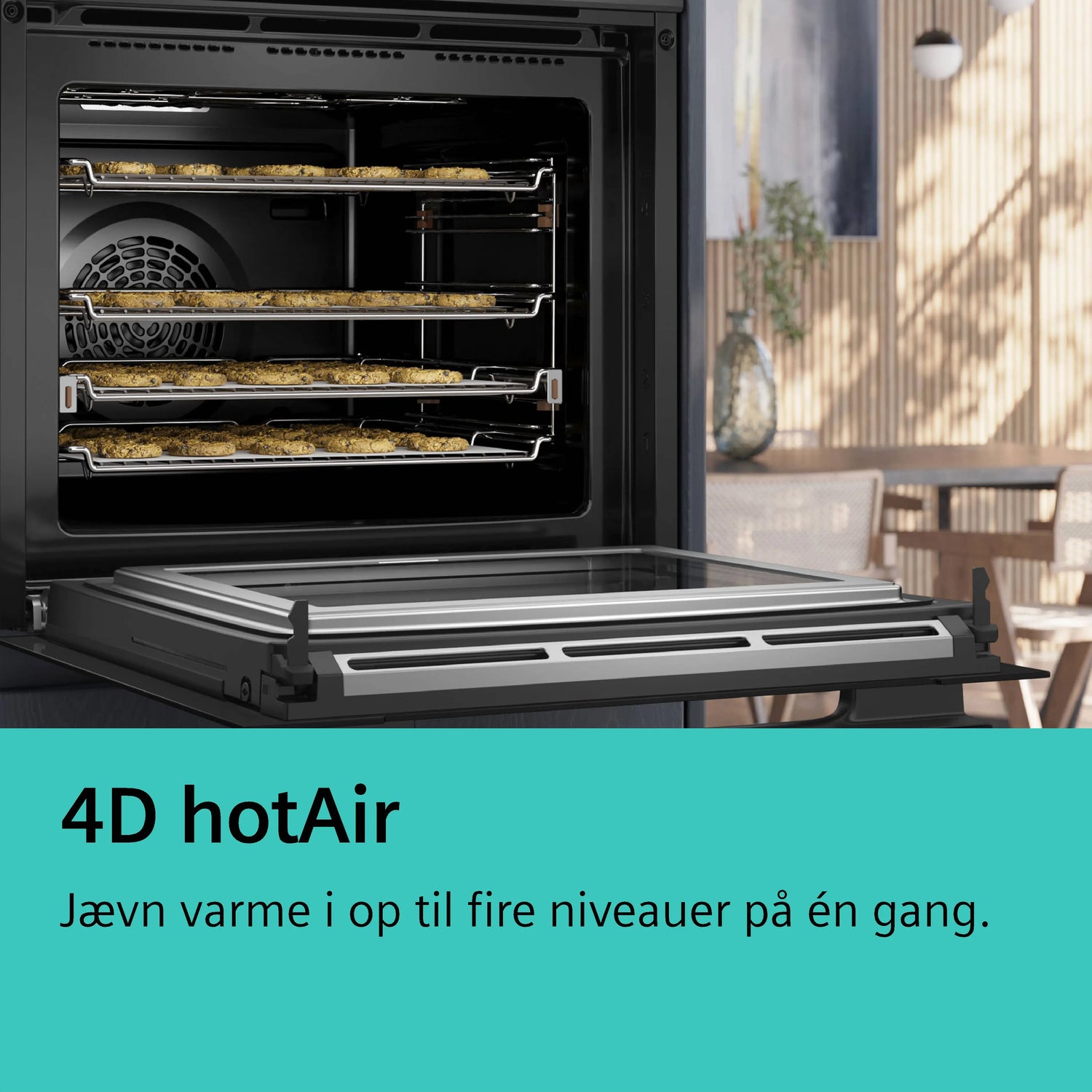 Siemens iQ700 Indbygningsovn 60 x 60 cm Sort - HB978GUB1