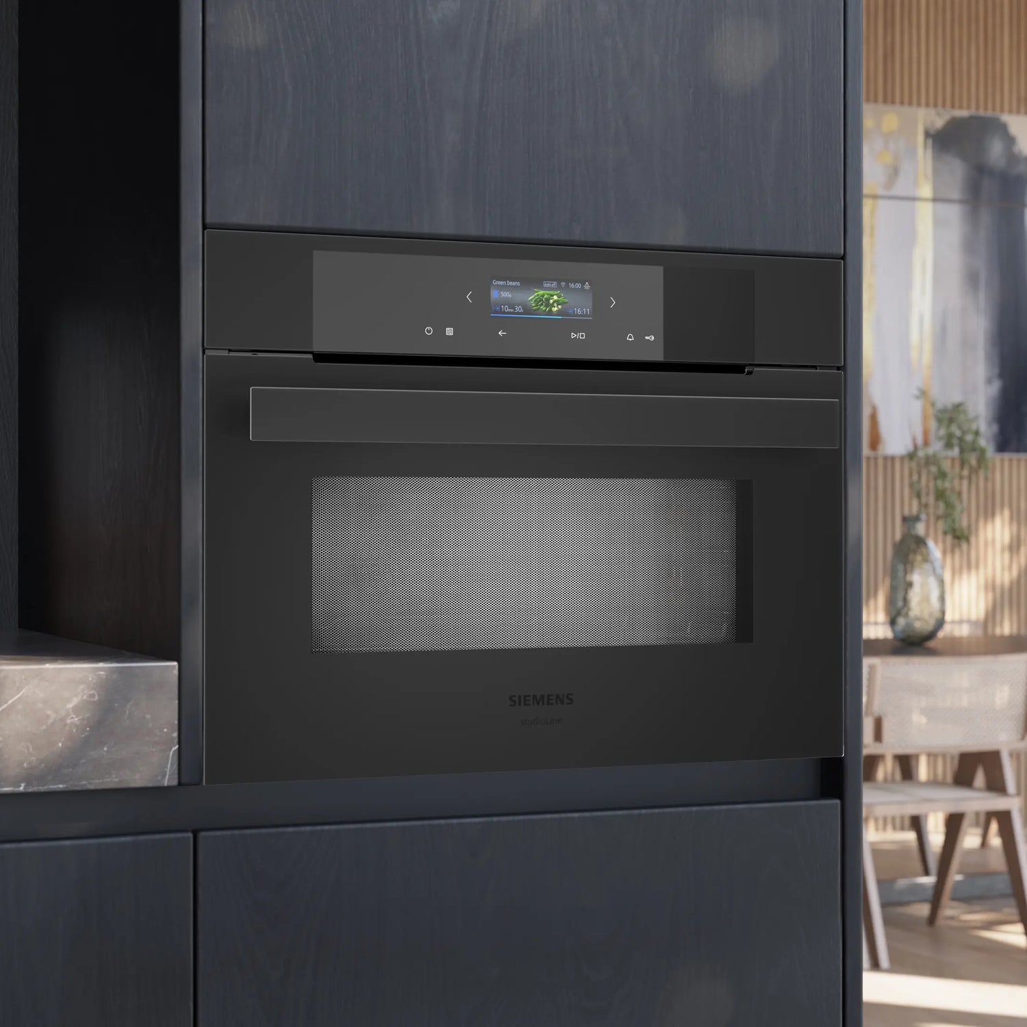 Siemens iQ700 Kompaktovn med mikro 60 x 45 cm Matt Edition - CM924G1M1