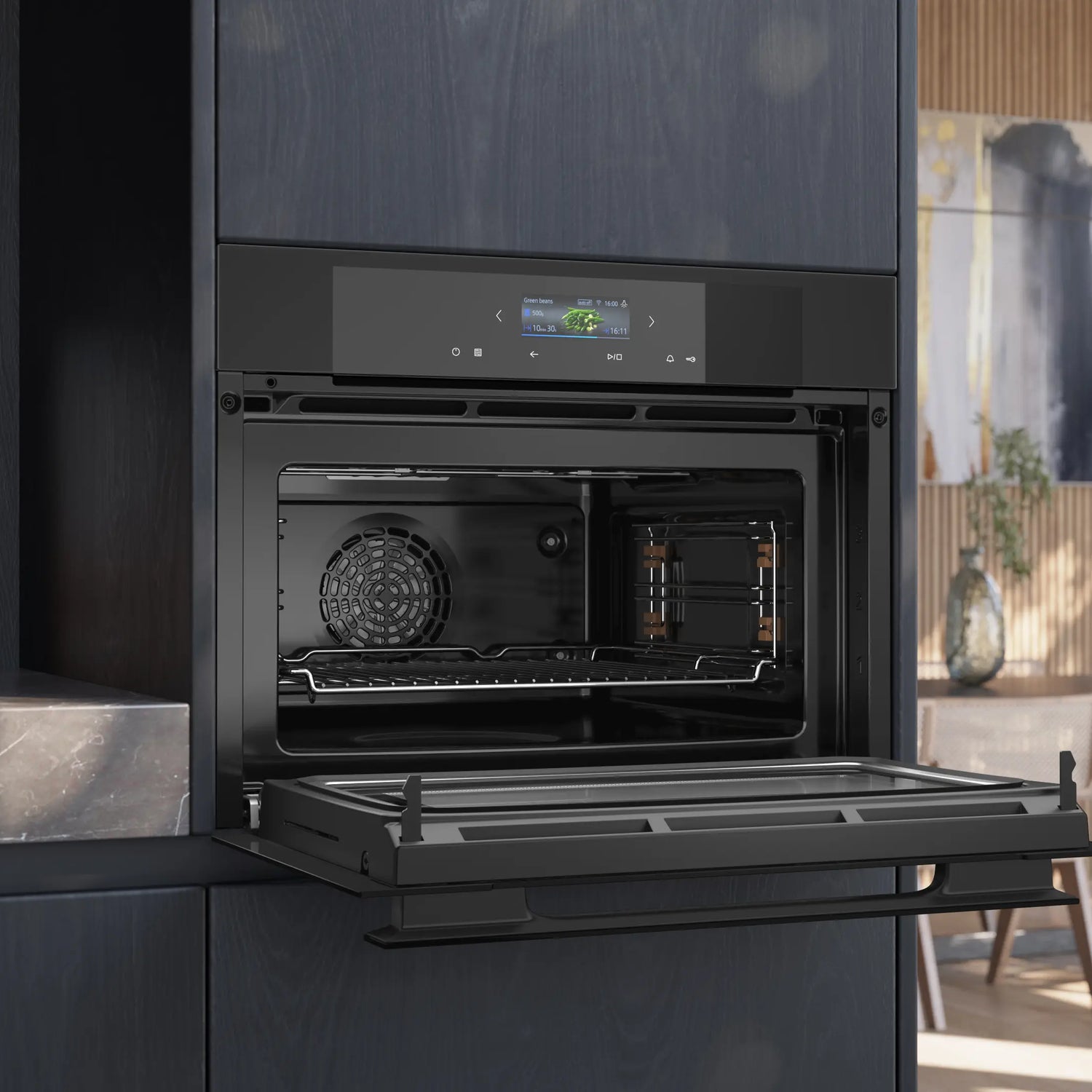 Siemens iQ700 Kompaktovn med mikro 60 x 45 cm Matt Edition - CM924G1M1