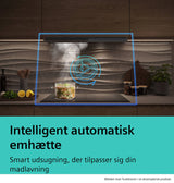 Siemens iQ500 Integreret boksemhætte 80 cm klart glas med sort tryk, Matsort - LJ87BDP60