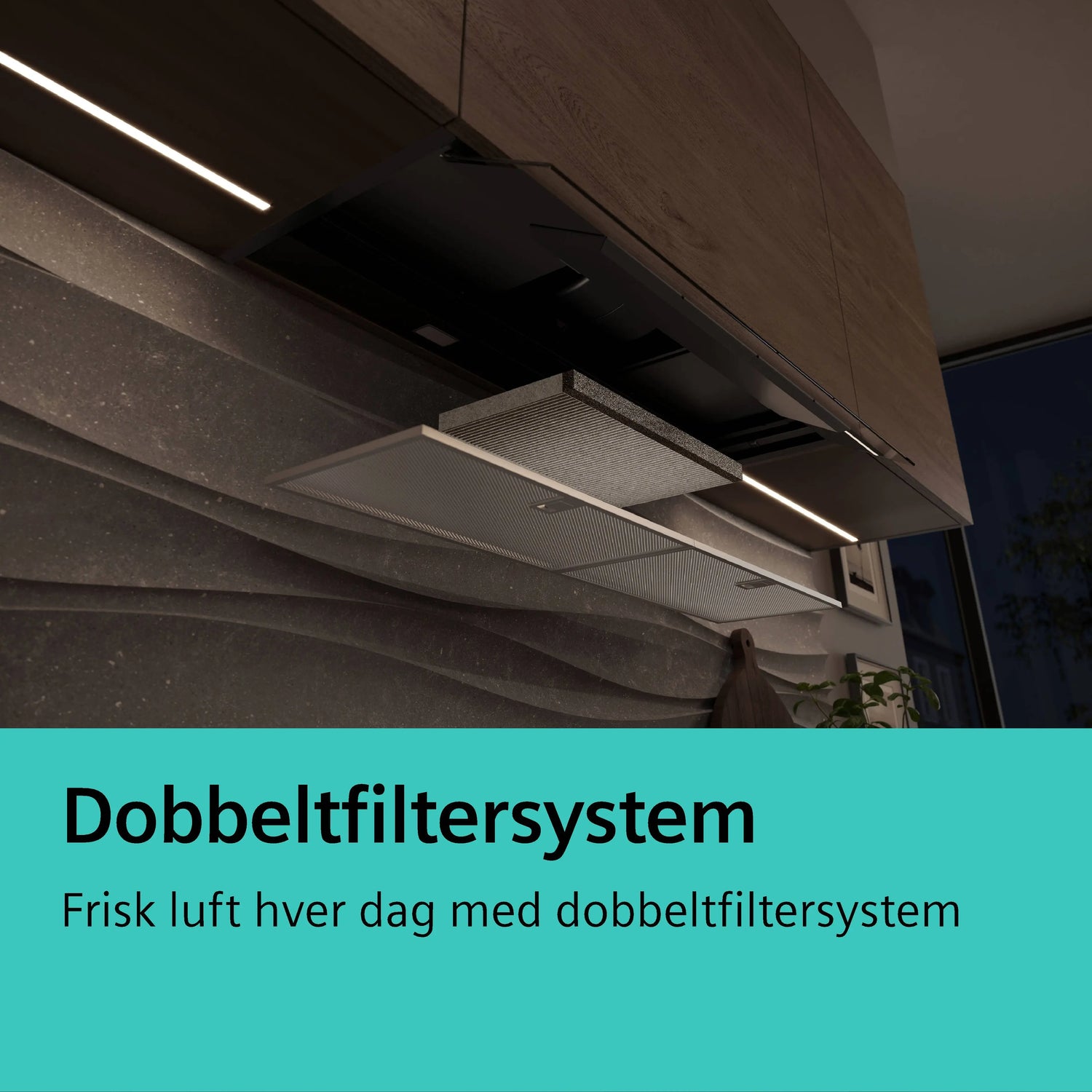 Siemens iQ500 Integreret boksemhætte 80 cm klart glas med sort tryk, Matsort - LJ87BDP60