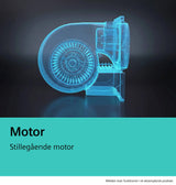Siemens iQ500 Integreret boksemhætte 80 cm klart glas med sort tryk, Matsort - LJ87BDP60