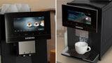 Siemens Fuldautomatisk kaffemaskine EQ900 plus iAroma Mørk rustfrit stål - TQ925EZ5