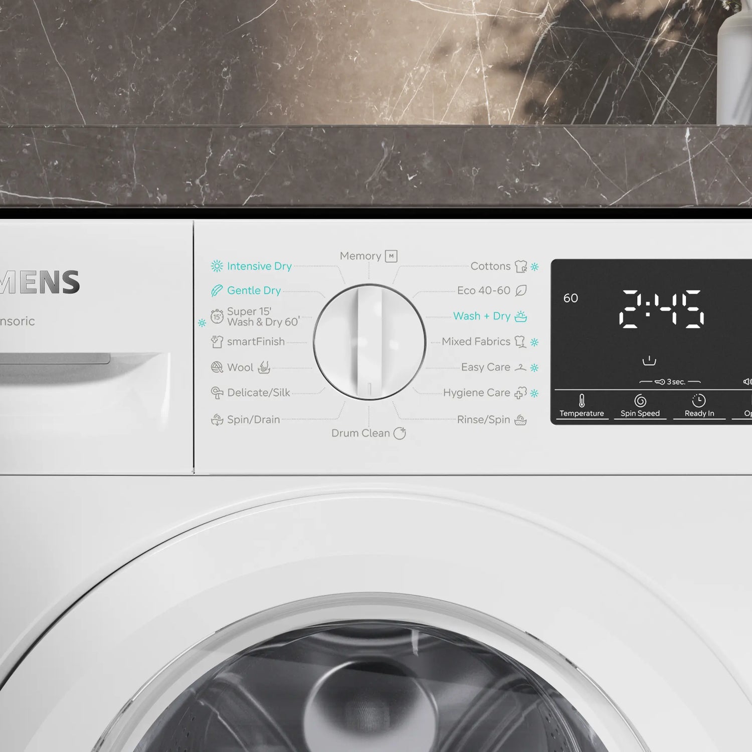 Siemens iQ500 Kombineret vask og tør 8/5 kg - WK14D490EU