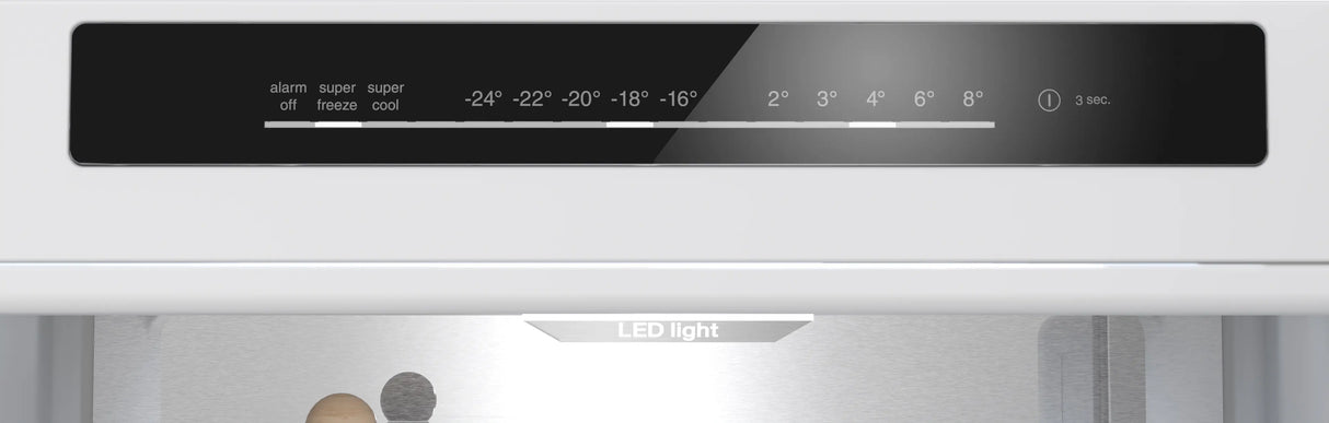 Siemens iQ300 Køle-/fryseskab 203 x 60 cm Rustfrit stål - KG39NVICV