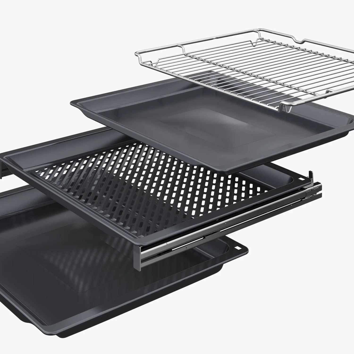 Siemens iQ700 Indbygningsovn 60 x 60 cm Sort - HB978GUB1