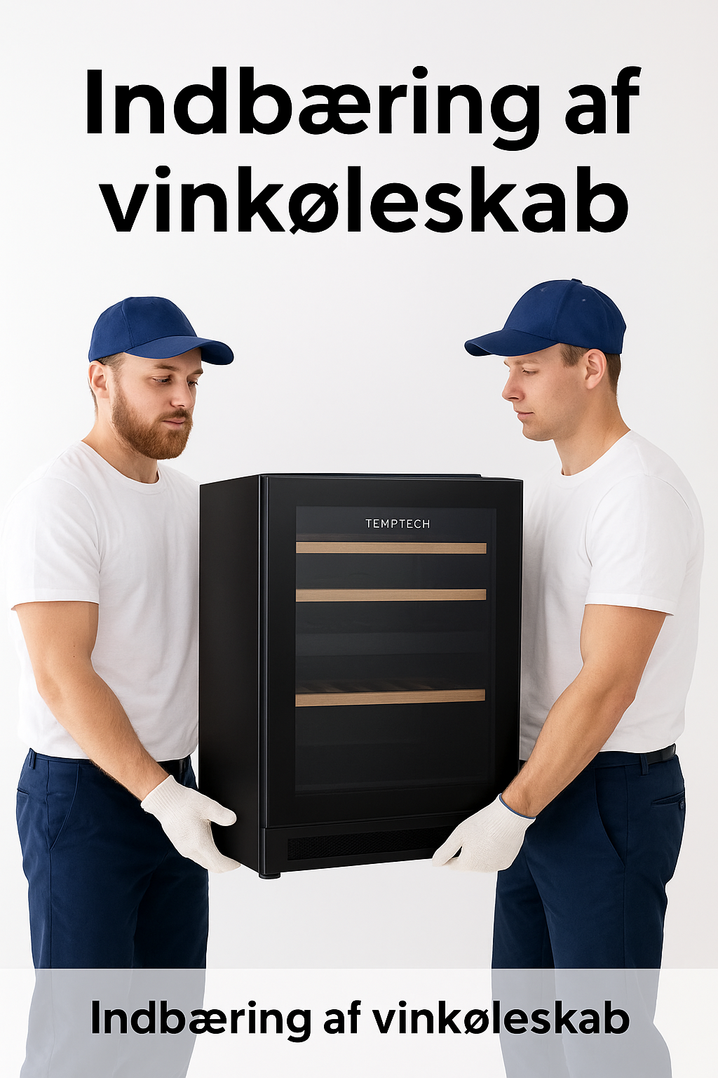 Indbæring af vinkøleskab fra Temptech