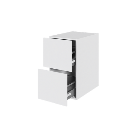 Multi-Living 2 skuffelook - HQ skuffeskab 40 cm med 2 skuffer med fuldudtræk