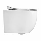 GLOMP MINI RIMLESS VÆGHÆNGT TOILET, HVID