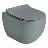 GLOMP MINI RIMLESS VÆGHÆNGT TOILET, MATGRÅ