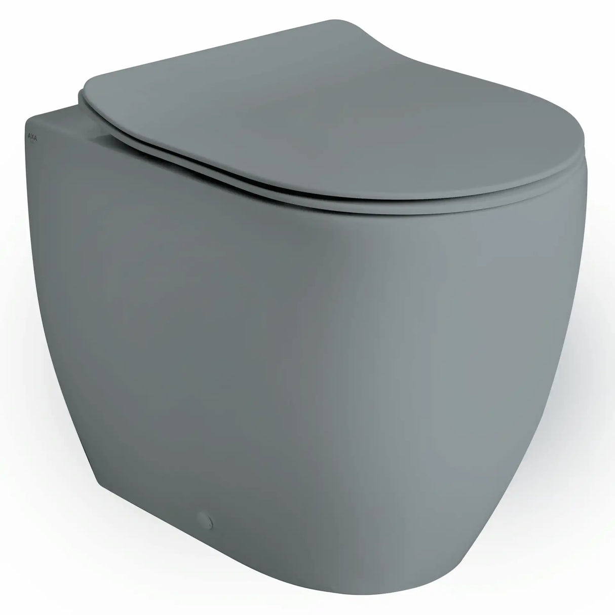 GLOMP RIMLESS BTW GULVSTÅENDE TOILET U/CISTERNE, MATGRÅ