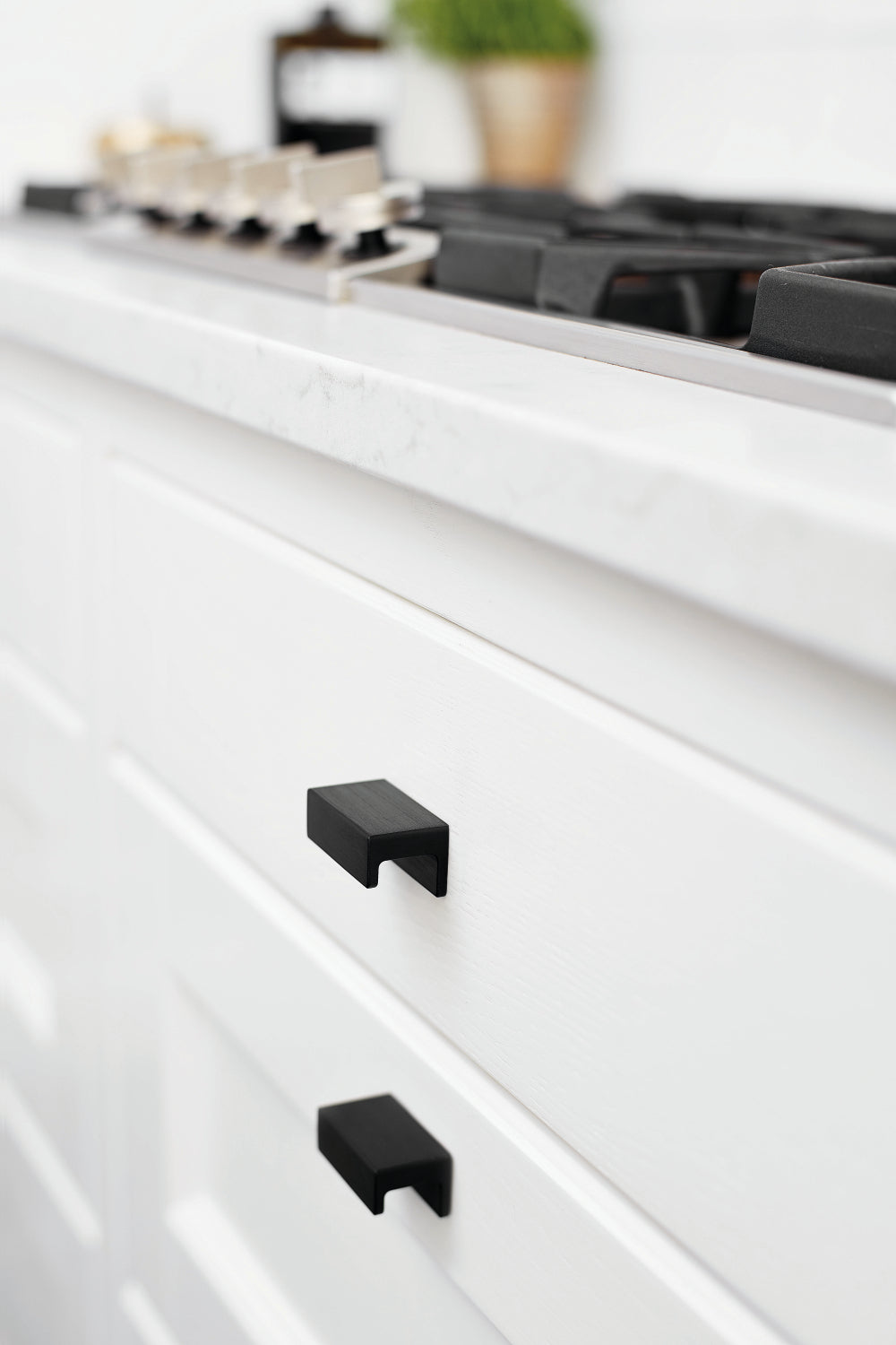 Furnipart Station Knob Børstet mat sort 32mm