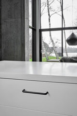 Furnipart Junction Greb Mat sort 160mm