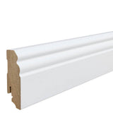 Haro Klik-fodliste 18 x 70 mm Gammeltysk profil hvid 407746